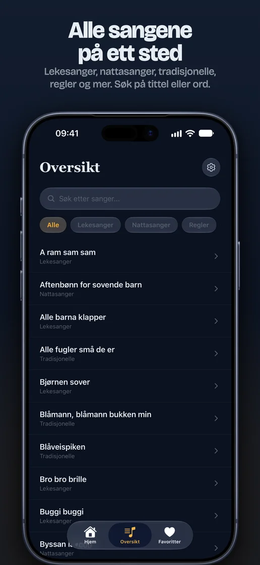 Norske Barnesanger screenshot 2