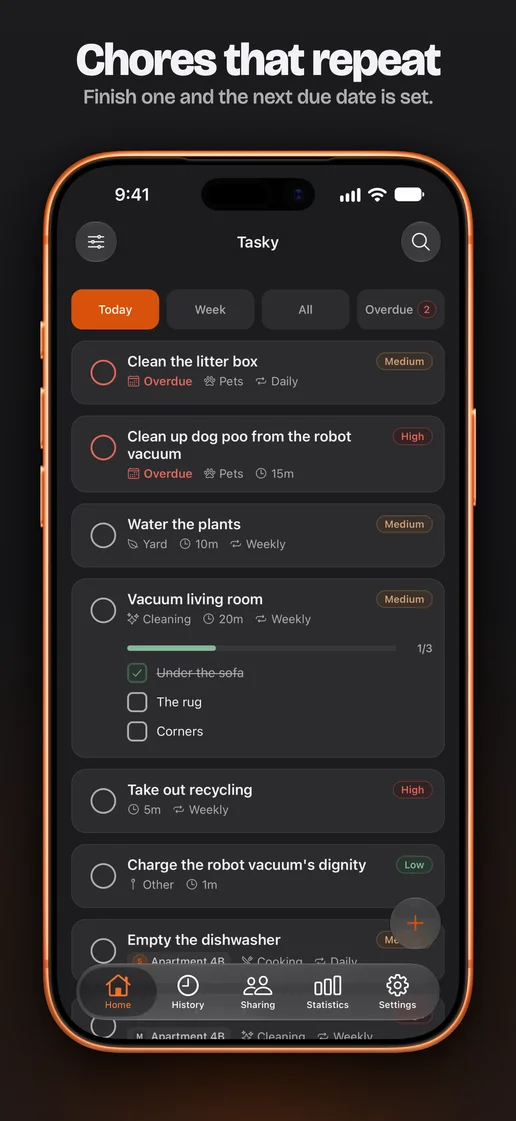 Tasky – Daily Planner screenshot 1